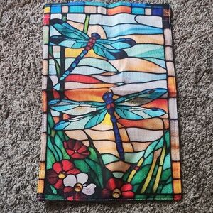 Colorful Dragonfly Mini Flag